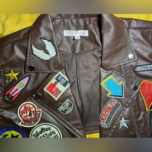 Size Medium .Hot and delicious motorcycle jacket.